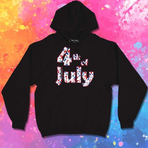 4th of July Independence Day Pattern Hoodie
