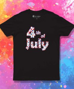 4th of July Independence Day Pattern T-Shirt