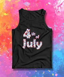 4th of July Independence Day Pattern Tank Top
