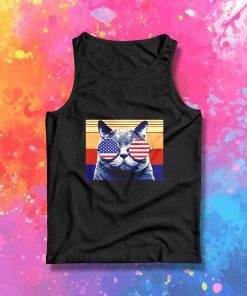 Ameowica Cat Independence Day Tank Top