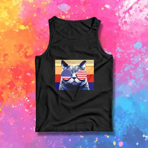Ameowica Cat Independence Day Tank Top