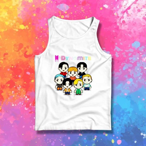 BTS Dynamite Chibi Tank Top