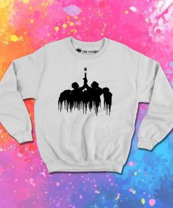 BTS Fake Love Silhouette Dripping Sweatshirt