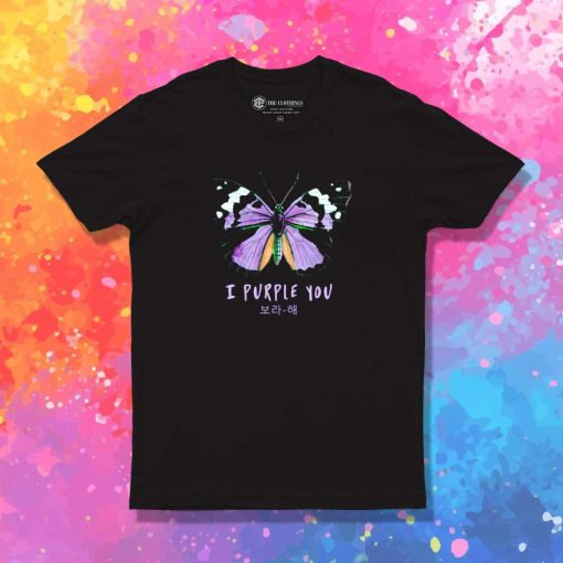 BTS I Purple You Butterfly T-Shirt
