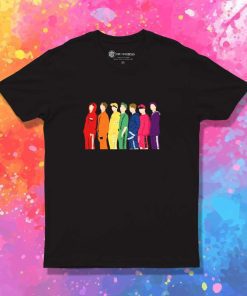 BTS Rainbow No Face T-Shirt