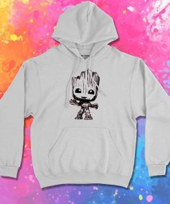 Baby Groot Chibi Art Hoodie