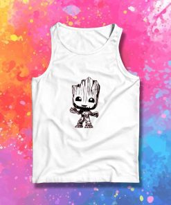 Baby Groot Chibi Art Tank Top