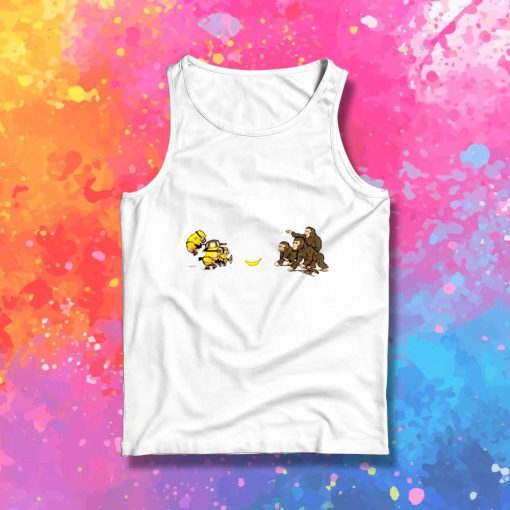 Banana Minions Versus Apes Tank Top
