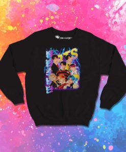 Bangtan Boys Retro 2000 Style Sweatshirt
