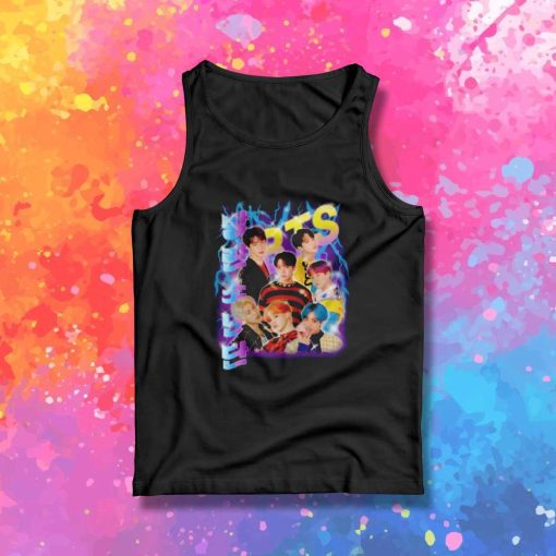Bangtan Boys Retro 2000 Style Tank Top