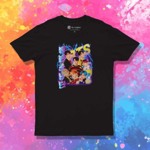 Bangtan Boys Retro 2000 Style T-Shirt