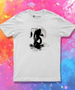 Bigfoot Fishing Night T-Shirt