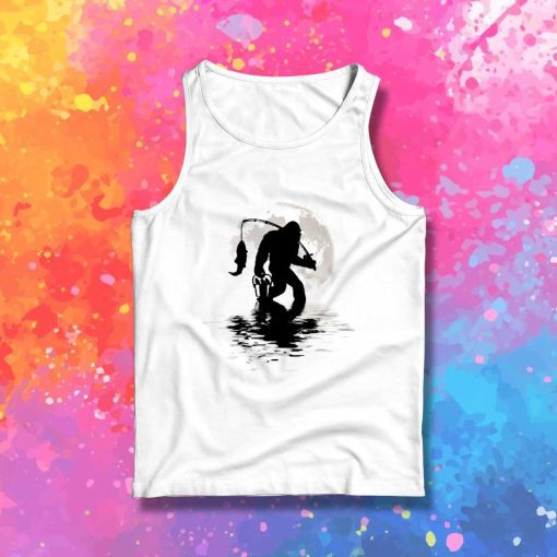 Bigfoot Fishing Night Tank Top
