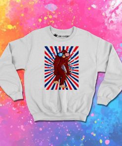 Bigfoot Independence Day Fireworks Sweatshirt