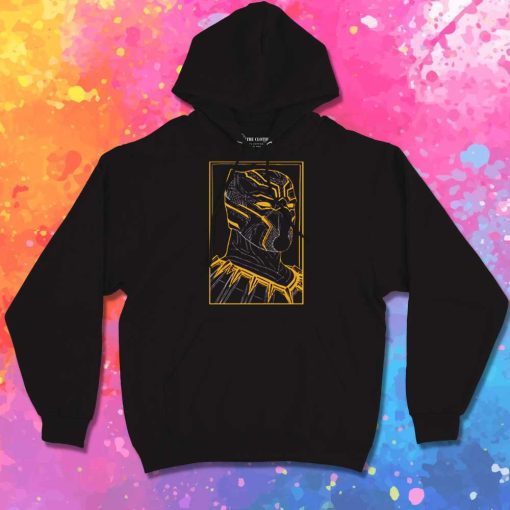 Black Panther Black Gold Color Hoodie