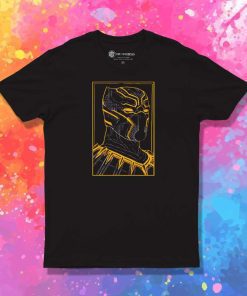 Black Panther Black Gold Color T-Shirt