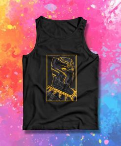 Black Panther Black Gold Color Tank Top
