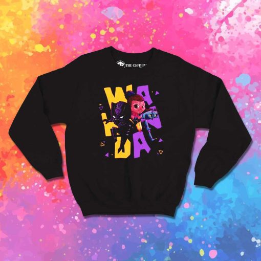 Black Panther Royalty Chibi Sweatshirt