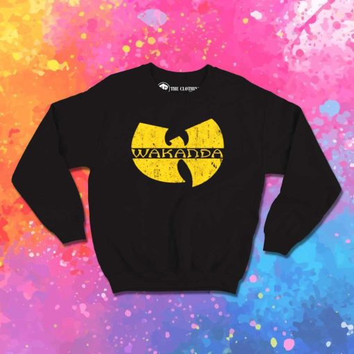 Black Panther Wakanda Wutang Vintage Sweatshirt