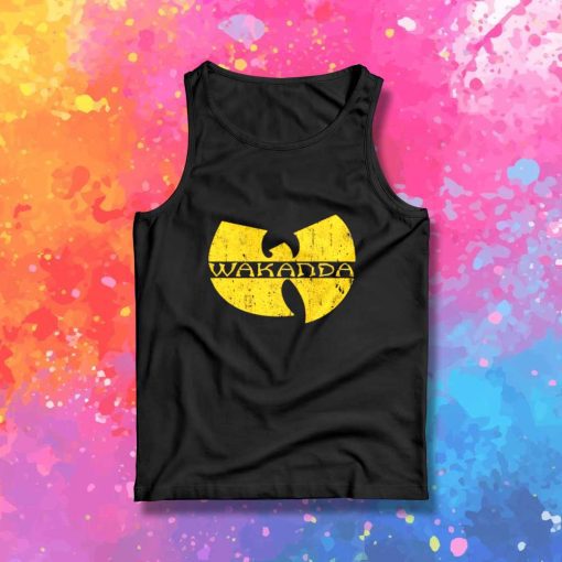 Black Panther Wakanda Wutang Vintage Tank Top