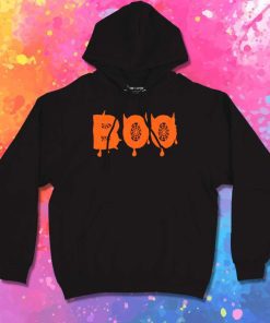 Boo Dripping Orange Spider Web Hoodie