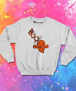 Boo Stupid Orange Ghost Sweatshirt