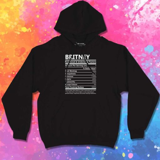 Britney Spears Ingredients Hoodie