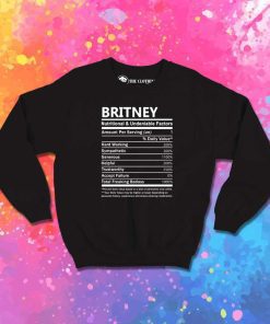 Britney Spears Ingredients Sweatshirt