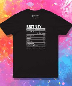 Britney Spears Ingredients T-Shirt