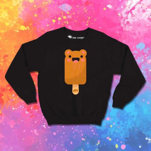 Chocolate Bear Ice Popsicle Sweatshirt
