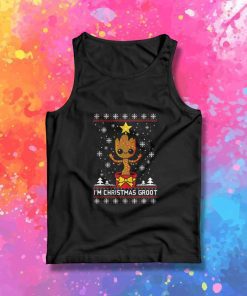 Christmas Groot Guardians Of The Galaxy Tank Top
