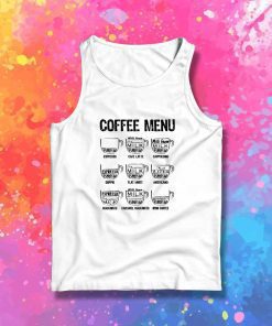 Coffee Menu Variant Tank Top