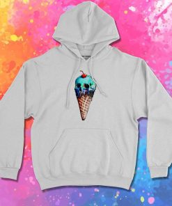 Cone Ice Cream Skull Hoodie