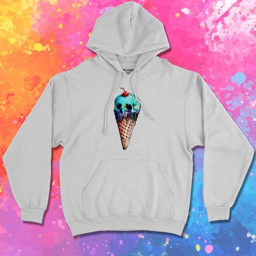 Cone Ice Cream Skull Hoodie