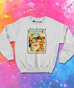 Dark Summer Horror Beach Sweatshirt