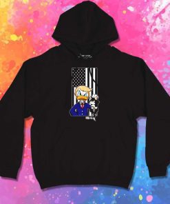 Donald Duck Our New President Hoodie