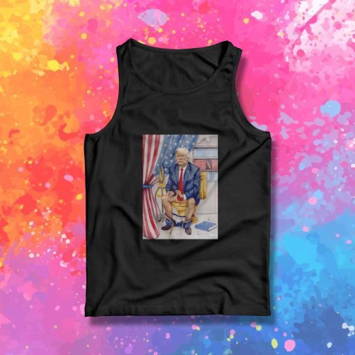 Donald Trump Golden Toilet Tank Top