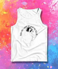 Duck Rage Against The Machine Tank Top