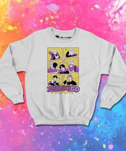 Go Go BTS Comic Panel Sweatshirt