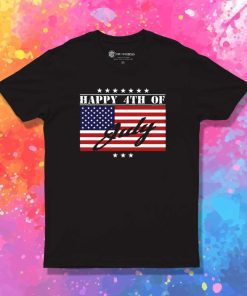 Happy 4th Of July American Flag T-Shirt