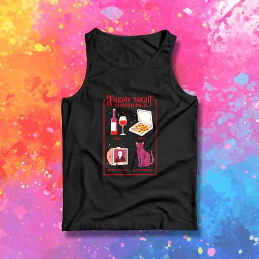 Horror Friday Night Starter Pack Tank Top