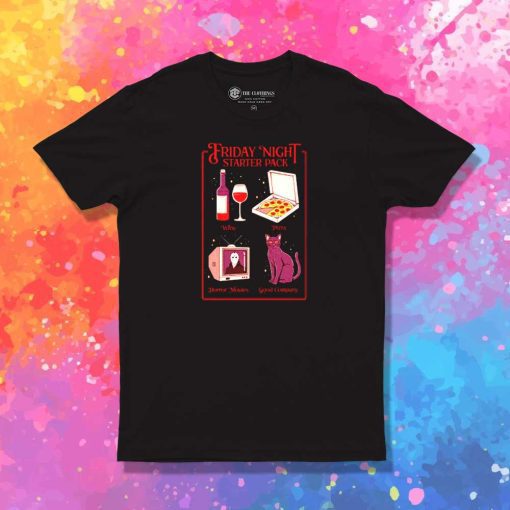 Horror Friday Night Starter Pack T-Shirt