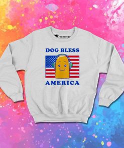 Hot Dog Bless America Sweatshirt
