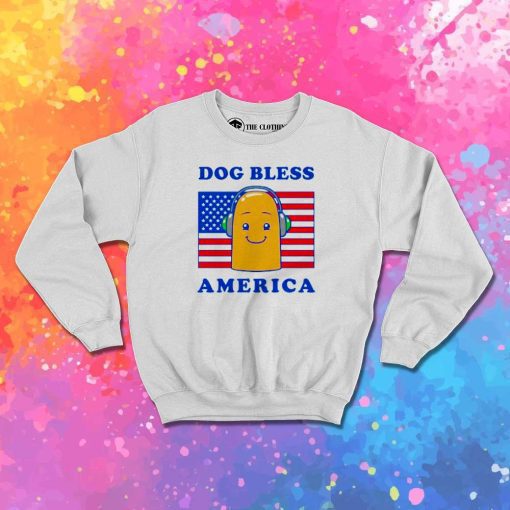Hot Dog Bless America Sweatshirt
