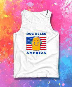 Hot Dog Bless America Tank Top