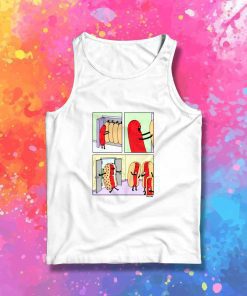 Hot Dog Cool Bun Outfit Tank Top