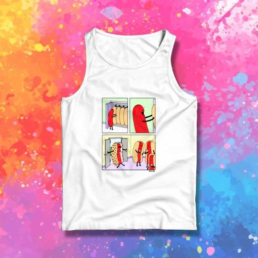 Hot Dog Cool Bun Outfit Tank Top
