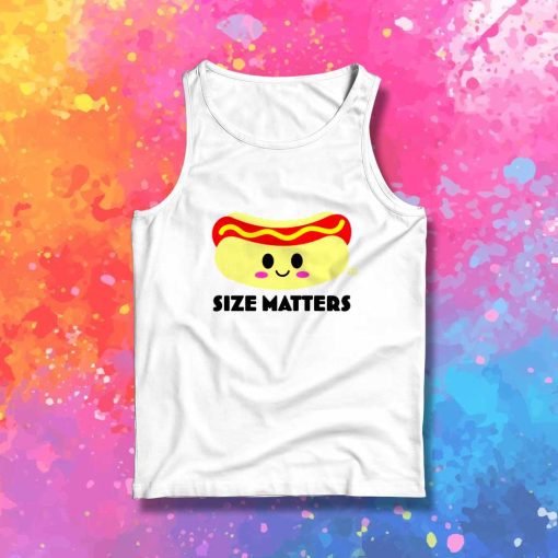 Hot Dog Size Matters Tank Top