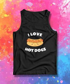 I Love Hot Dogs Wiener Tank Top