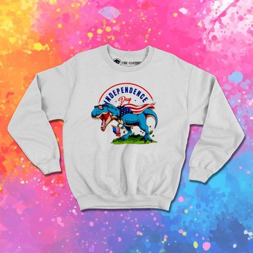 Independence Day Dinosaur Sweatshirt